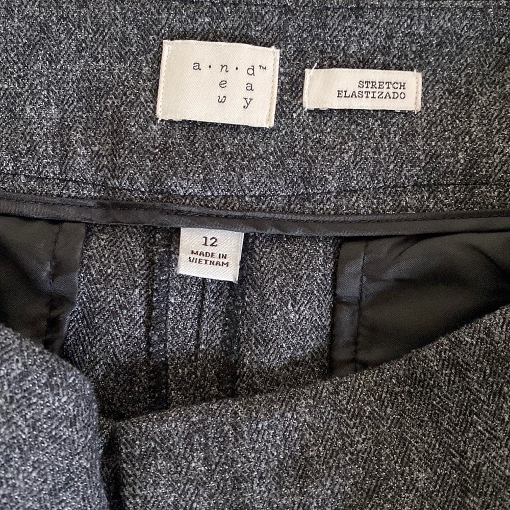 A New Day Stretch Wide-leg Dress Trousers (Size 12)